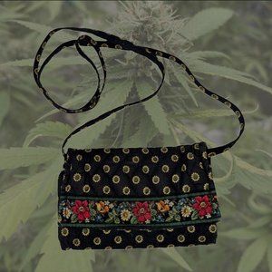 Vintage Cottagecore Quilted Floral Crossbody Purse